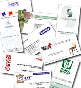 TARJETAS DE PRESENTACION